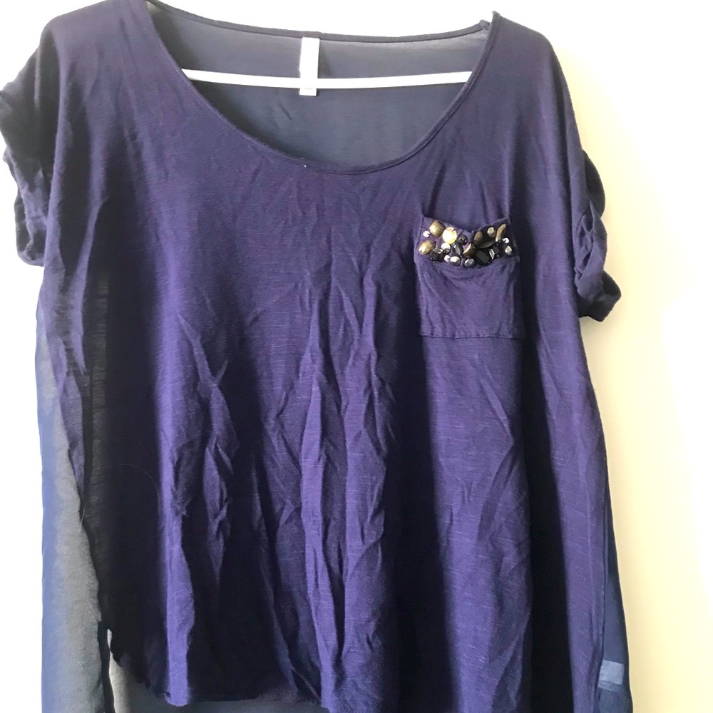 Xhilaration, Women’s T-Shirt, Blue